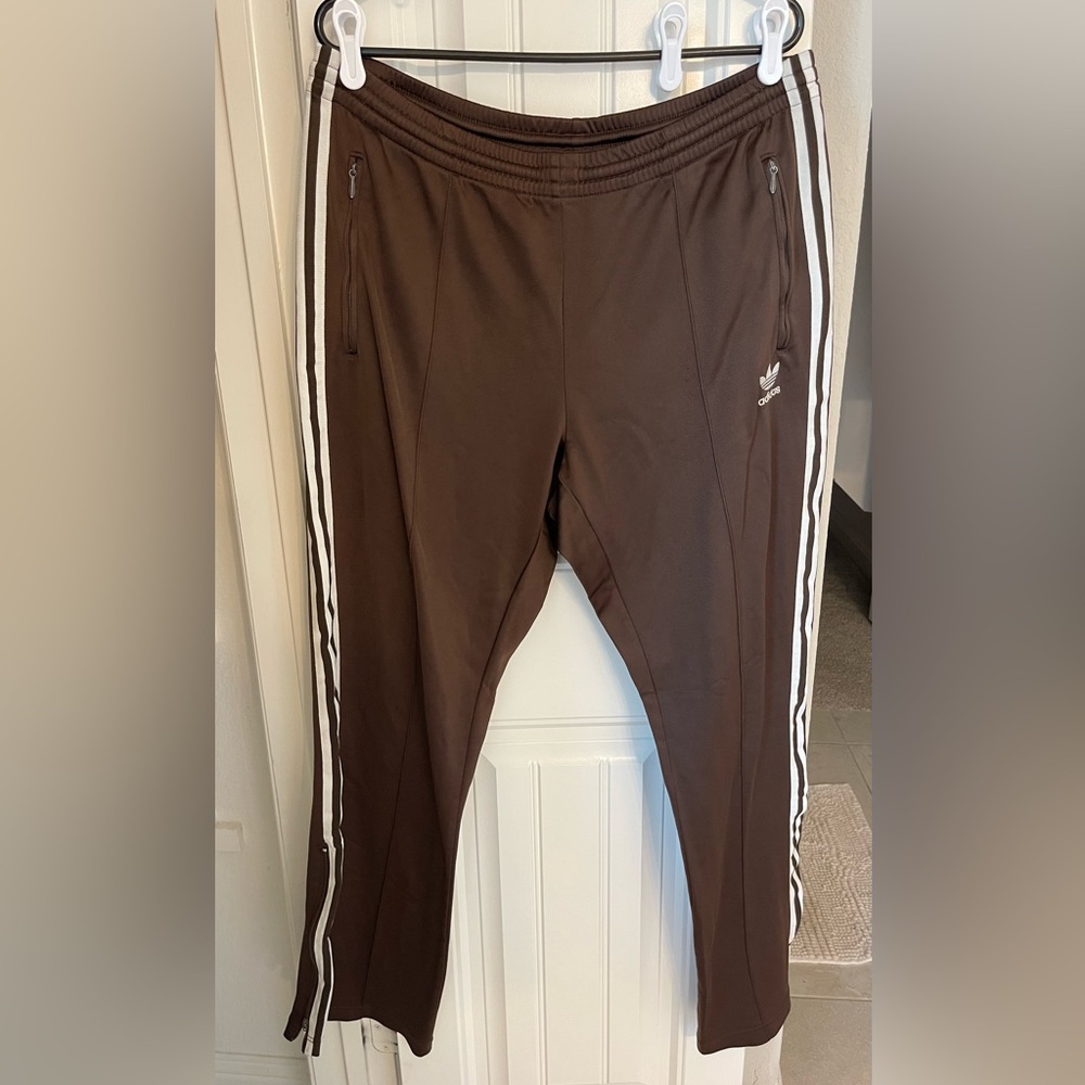 Rare Vintage Y2K Chocolate Adidas Firebird Pants size Large